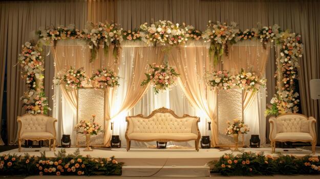 RNest Banquets stage decor