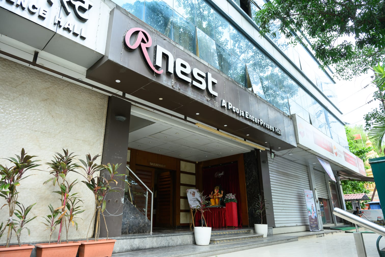 Wedding celebration at RNest Banquets
